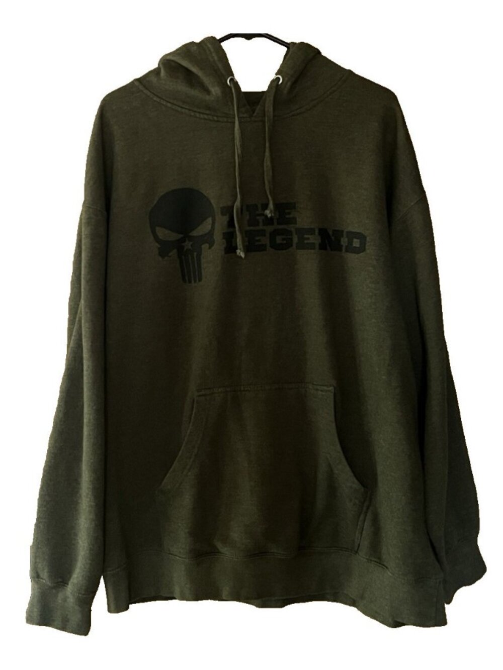 Forged The Legend Men's 2XL  Army Green Black Pullover Navy Seal Tactical Hoodie